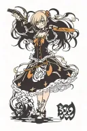 simpler boo tattoo design idea