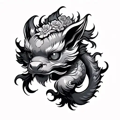 pixiu arm tatoo tattoo design idea