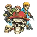 Goonies never say die tattoo design idea
