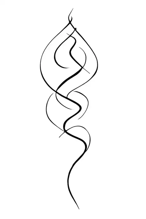 Healing energy tattoo design idea