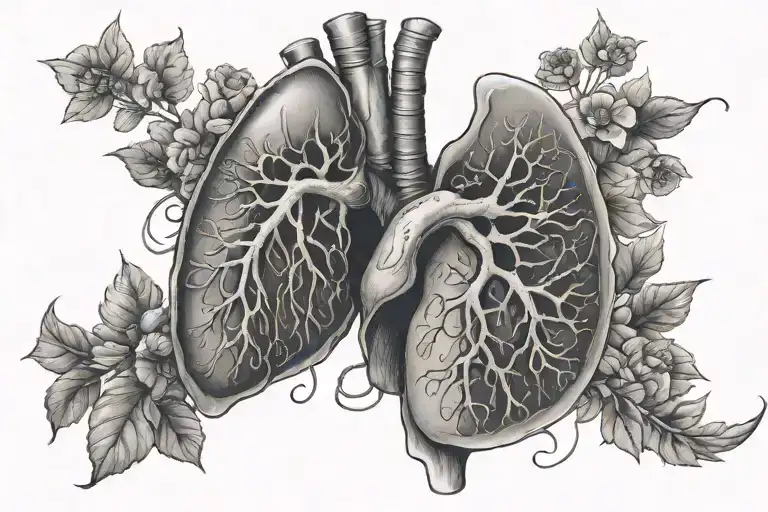 lung transplant tattoo tattoo design idea