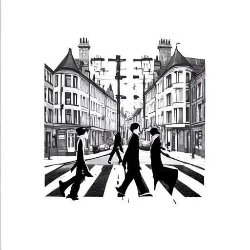 Abbey Road tattoo design idea
