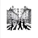 Abbey Road tattoo design idea
