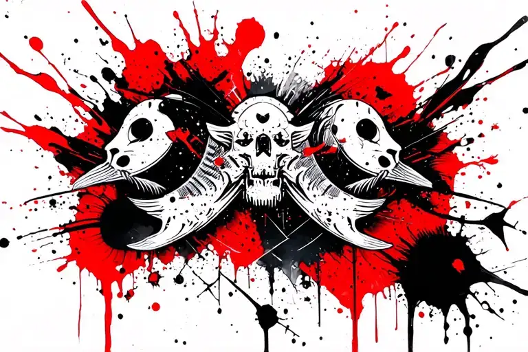 cancer, Leo, Gemini, and Pisces combination tattoo design idea