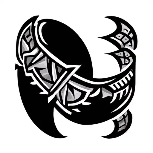 aztec band tattoo design idea