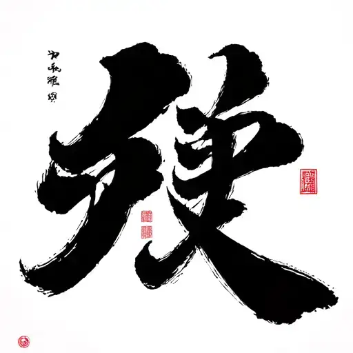 in chinese letter write  "sit in the choas long enough to realize its an illusion" put it in two even columns going down tattoo design idea