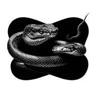 Snake with a tattoo design idea