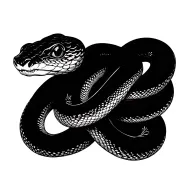 Snake with a tattoo design idea