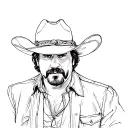 Waylon Jennings tattoo design idea