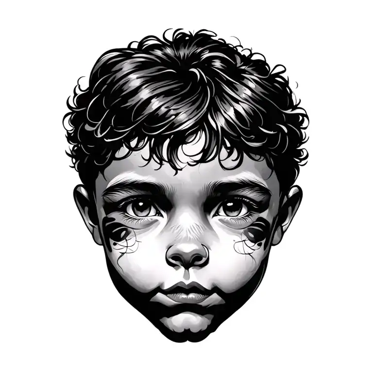 Children names Tucker and Tate tattoo design idea