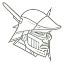 Ski Mask samurai tattoo design idea