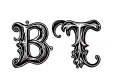 "BT" tattoo design idea