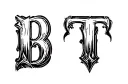 "BT" tattoo design idea