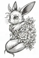 eevee tattoo design idea