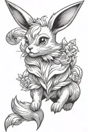eevee tattoo design idea