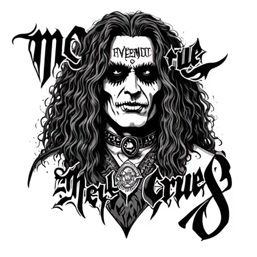 Motley Crue tattoo design idea