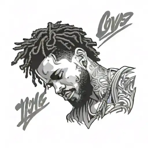 J Cole Love Yourz tattoo design idea