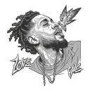 J Cole Love Yourz tattoo design idea