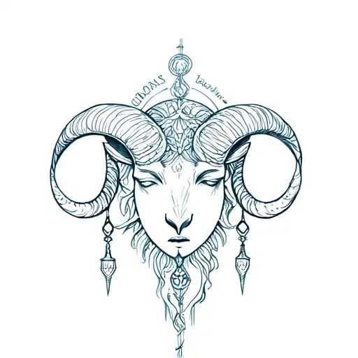 Libra And Aries tattoo design idea
