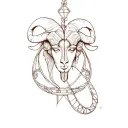 Libra And Aries tattoo design idea