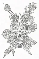 Mexican culture tattoo design idea
