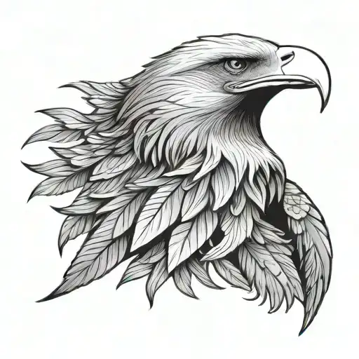 Eagle throat tattoo design tattoo design idea