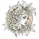 elfe just a simple tattoo design idea