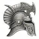 gladiator helmet austria tattoo design idea