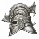 gladiator helmet austria tattoo design idea