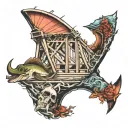 boshorus bridge made tattoo design idea