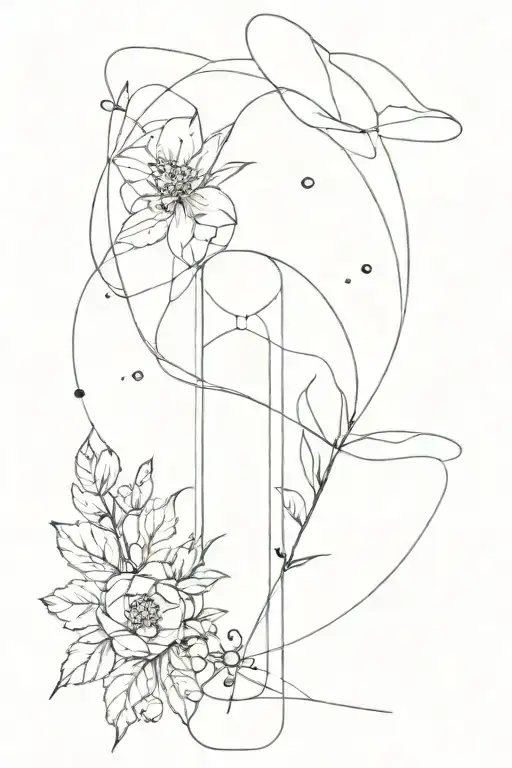 medicine, healthy, force and solitude tattoo design idea