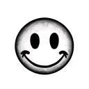 smiley face tattoo design idea