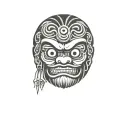 Daruma tattoo design idea