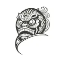 Daruma tattoo design idea