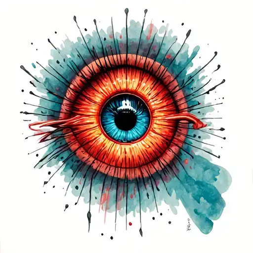 Tattoo on the hand that reflects the Siguent phrase: By visible you were blinded, learns to look with the eye that does not sleep. tattoo design idea