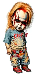 chucky vs chucky Gemini tattoo design idea