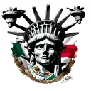 "Pure Aguilar" Mexican Statue Liberty Flag Muerto Remember Tattoo tattoo design idea