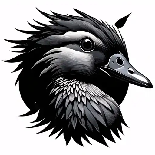 pato tattoo design idea