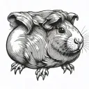 Guinea Pig tattoo design idea