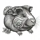 Guinea Pig tattoo design idea