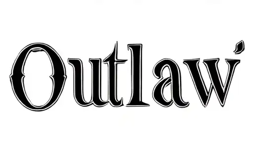 "Outlaw" tattoo design idea