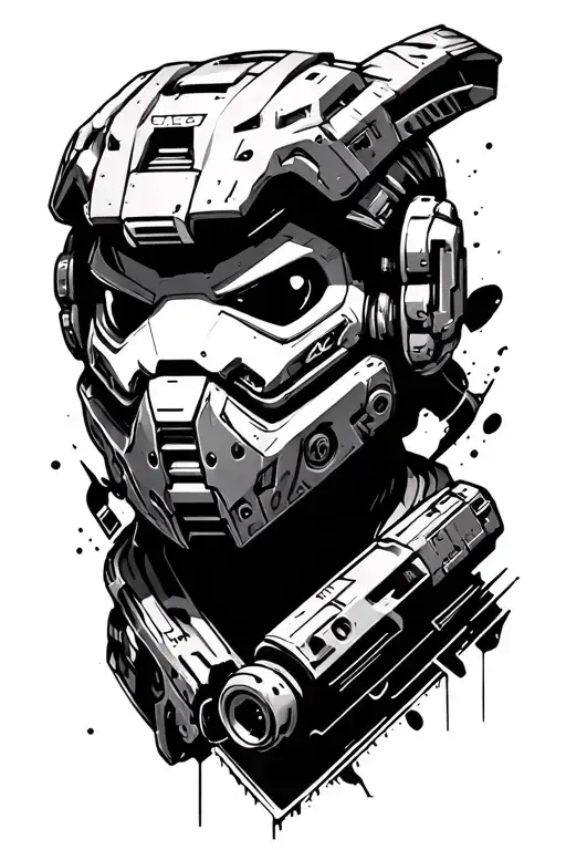 video games Halo, Destiny, Gears of war, Tomb raider, Need for speed tattoo design idea