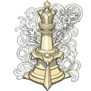 King chess piece from code geass tattoo design idea