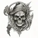 Vi from arcane tattoo design idea