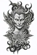 Lucifer tattoo design idea