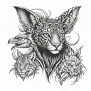 animals tattoo design idea