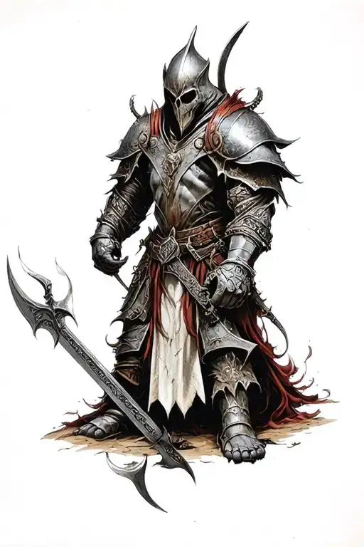 Dark Souls tattoo design idea