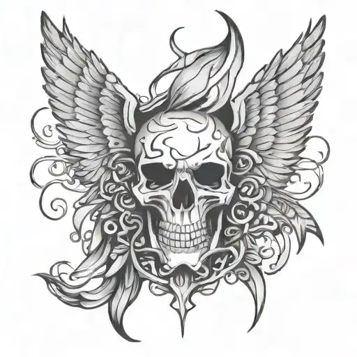 unbreakable spirit tattoo design idea