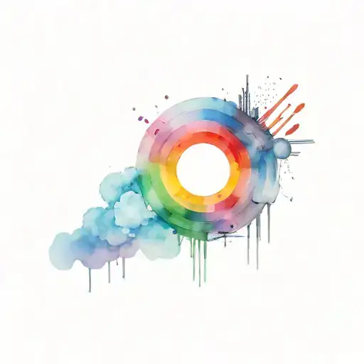 Radiohead in rainbows tattoo design idea