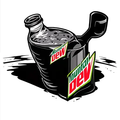 Mountain Dew tattoo design idea